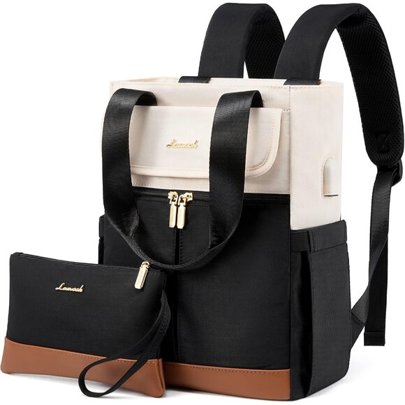 Modern Backpack Purse with Multiple Pockets - Ideal for Daily Use, Travel & Work - Picture 1 of 6